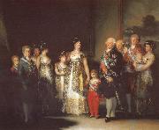 Francisco Goya Charles IV with his family France oil painting artist